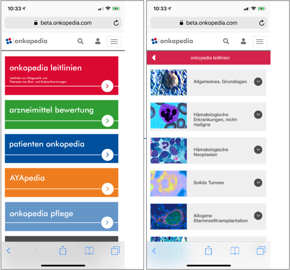 Medical guideline portal Onkopedia.com relaunched - on top of Plone 5.2 and Python 3.7